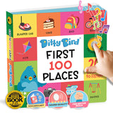 Ditty Bird - FIRST 100 PLACES Sound Book : Ages 1 + Years