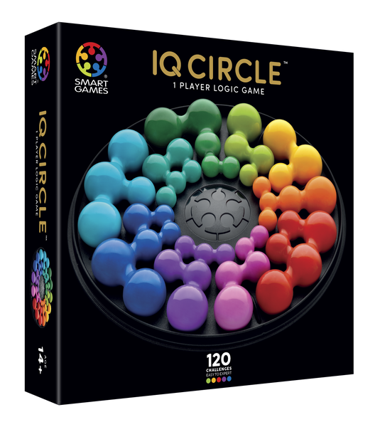 SmartGames - IQ-Deluxe IQ Circle Puzzle Game - Ages 14+
