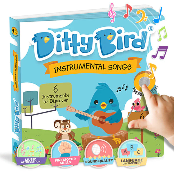 Ditty Bird - Instrumental Songs Sound Book : Ages 1 + Years