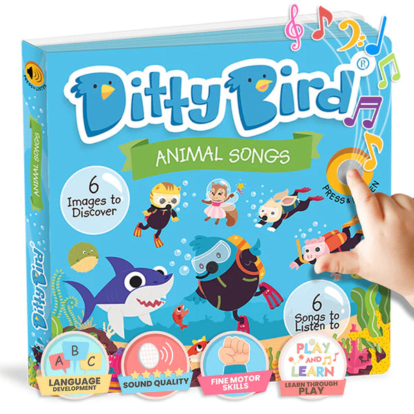 Ditty Bird - Animal Songs Sound Book : Ages 1 + Years