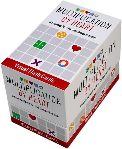 Math for Love : Multiplication by Heart Visual Flash Cards, Ages 8+ years