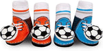 WADDLE Baby Rattle Socks : Soccer (2 Pack/ 0-12 Mo.) 100523