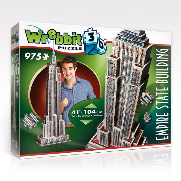 Wrebbit 3D Puzzles : THE CLASSICS - EMPIRE STATE BUILDING - 975 Pieces - Age 12+