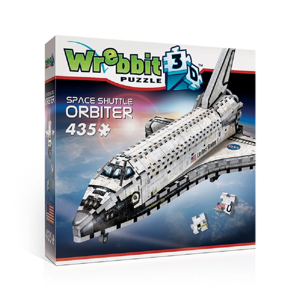 Wrebbit 3D Puzzles : THE CLASSICS - SPACE SHUTTLE ORBITER - 435 Pieces - Age 14+