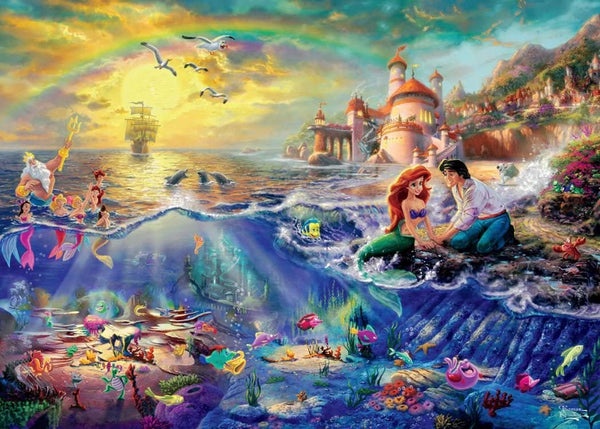 Thomas Kinkade Disney Dreams 4 in 1 500 Piece Multi-Pack