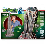 Wrebbit 3D Puzzles : THE CLASSICS - EMPIRE STATE BUILDING - 975 Pieces - Age 12+