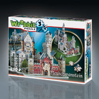 Wrebbit 3D Puzzles : CASTLES AND CATHEDRALS Neuschwanstein Castle - 890 Pieces - Age 12+