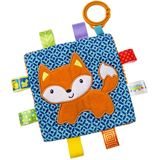 Taggies Crinkle Me Baby Toy, Fox