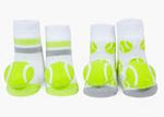 WADDLE Baby Rattle Socks : Tennis (2 Pack/ 0-12 Mo.) 100721
