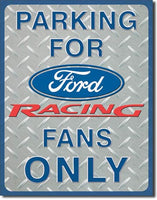 Desperate Enterprises Tin Sign - Ford Racing Parking - 32 x 41 cm